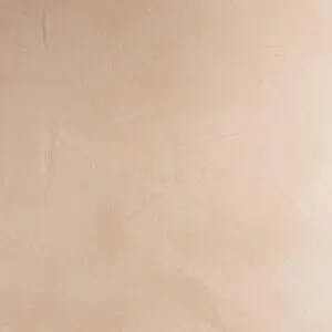 Eine glatte, sandfarbene Wand mit Marmorputz verleiht dem Wohnzimmer eine elegante und moderne Wandgestaltung.