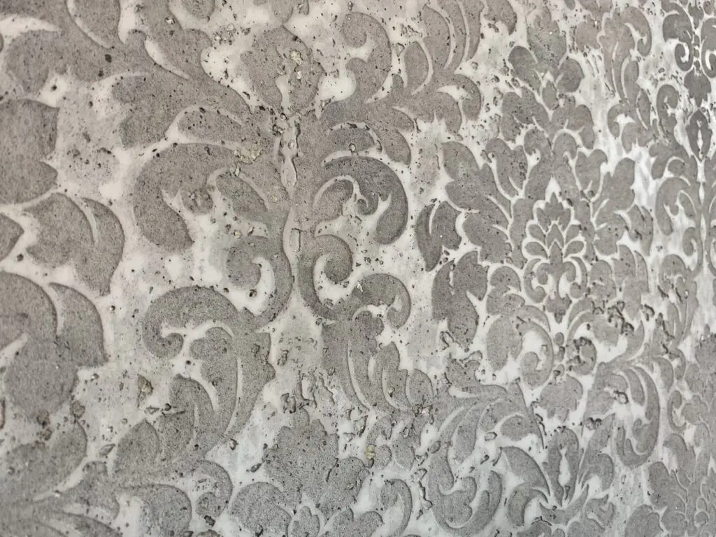 Oberflaeche STUCCORINO ® Struktur STUCCORINO ® 01 Farbton Natur Impraegnierung Shabby Finish schwarzwandgestaltung fug