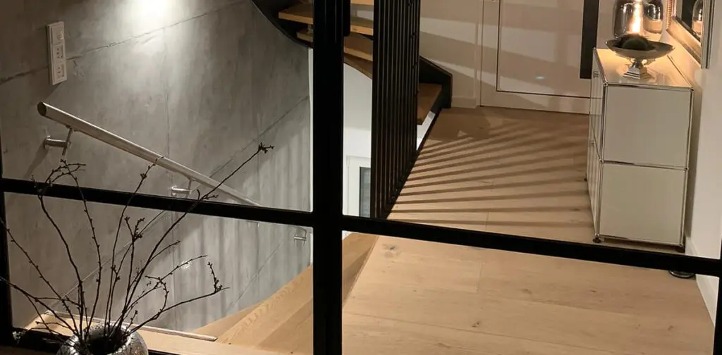 Betonoptik Treppenhaus