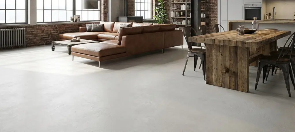 Gespachtelter Designboden – Monolithische Unikate in Handarbeit