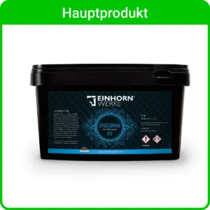 Einhornwerke präsentiert Hauptprodukt10, einen modernen Kalkputz für stilvolle Wand- und Bodengestaltung. | © Einhorn Werke