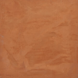 Eine warme, orangefarbene Wandgestaltung aus STUCCORINO Kalkputz verleiht dem Wohnzimmer eine stilvolle Atmosphäre. Rezept: STUCCORINO 0,1 Farbton 2608