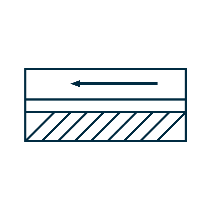 Eine stilisierte Grafik zeigt das Fugenlose-Wand-und-Bodenbeschichtung-Icon von Einhornwerke.