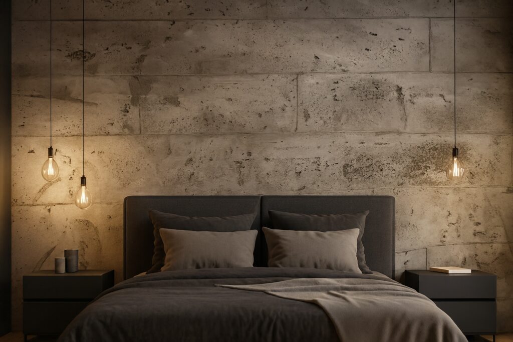 Stilvoll träumen: Dein Schlafzimmer in Betonoptik – Individueller Rückzugsort im Zeitgeist
