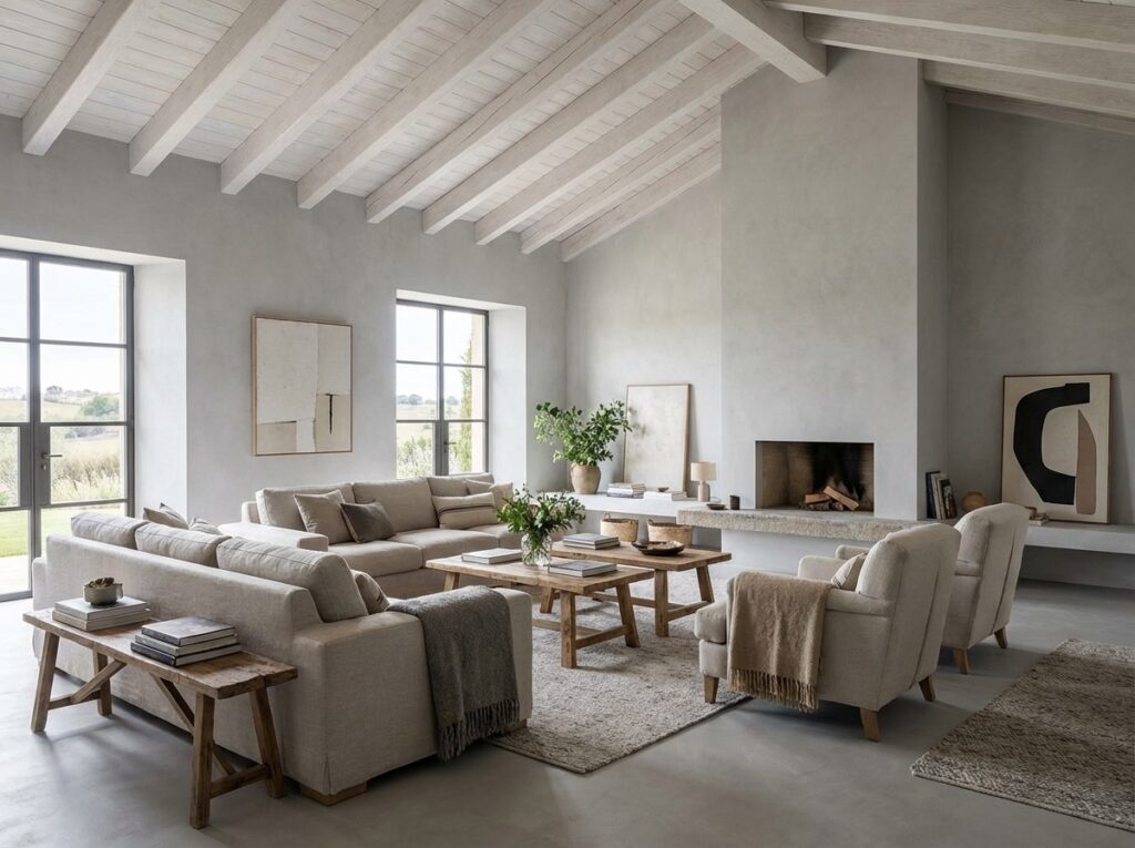 Sichtbetonboden und Wände mit MARMOREA 130