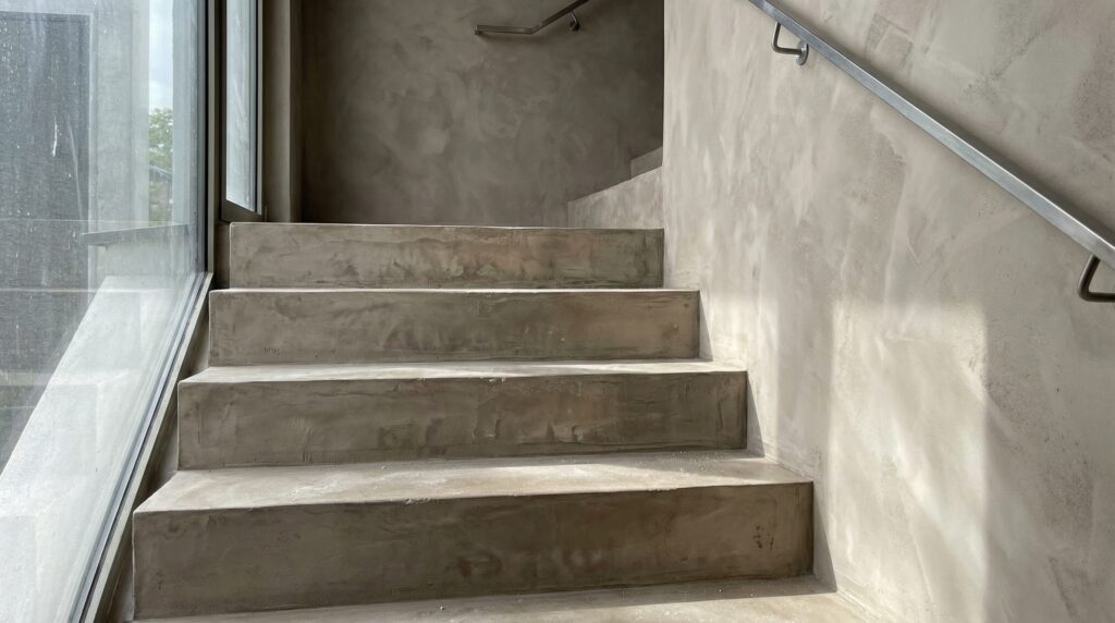 Treppe in Betonoptik: Funktion trifft modernes Design